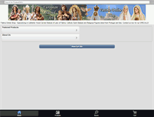 Tablet Screenshot of fatimaonlineshop.com